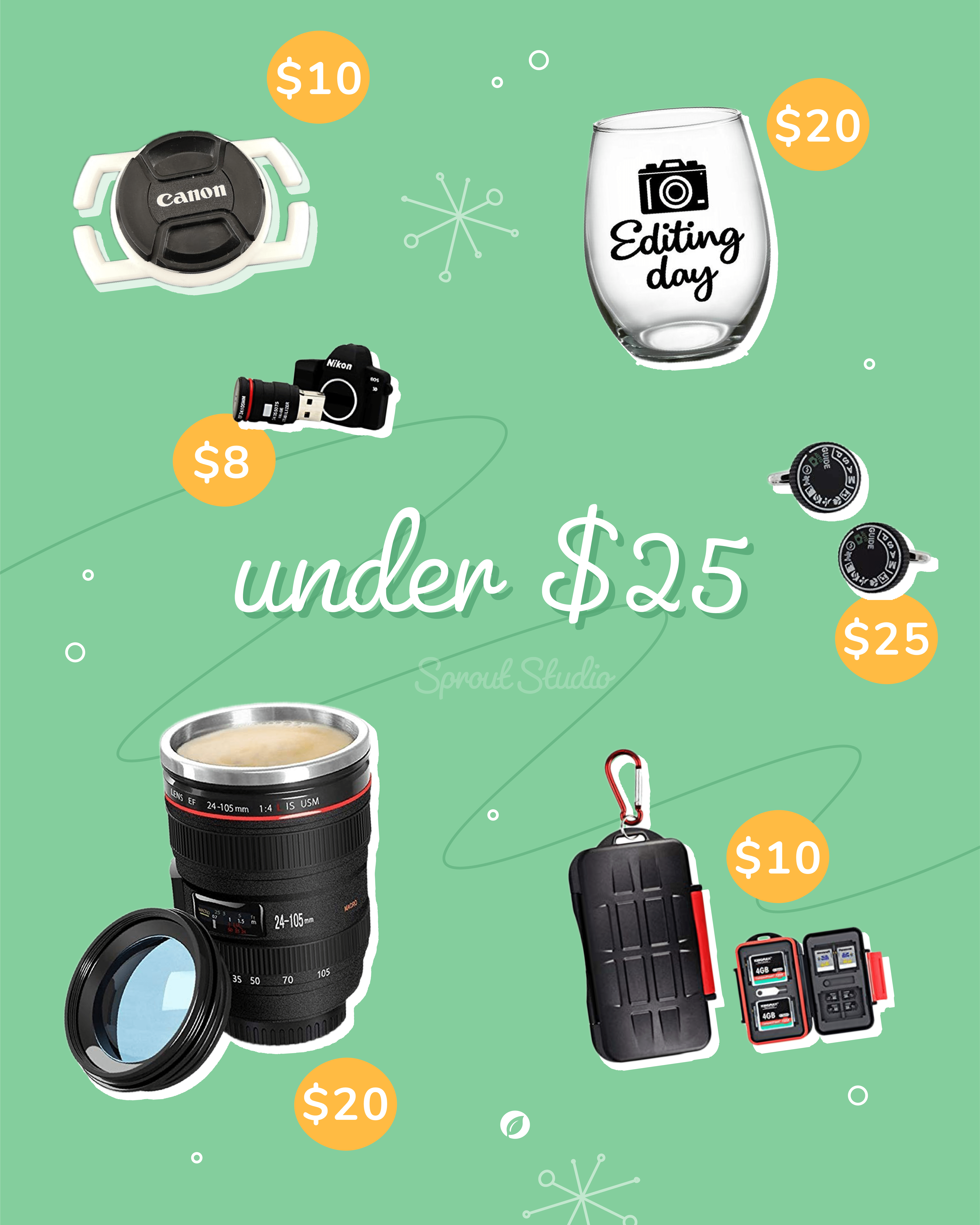 Photography gifts under $25