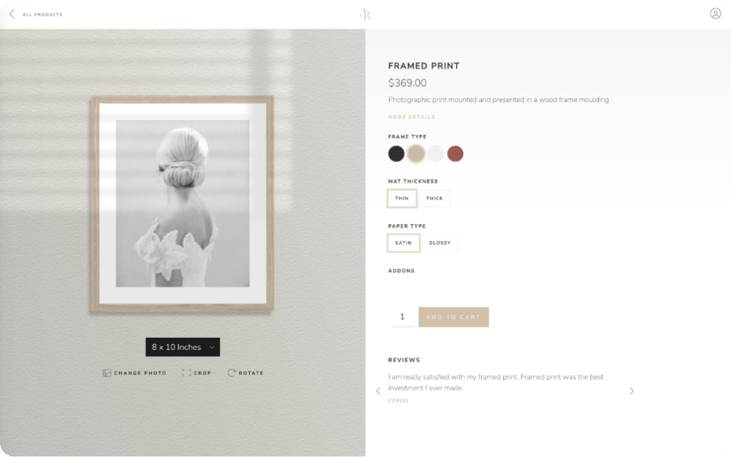 Sprout Camera Example See the Sprout Studio all-in-one difference for photographers