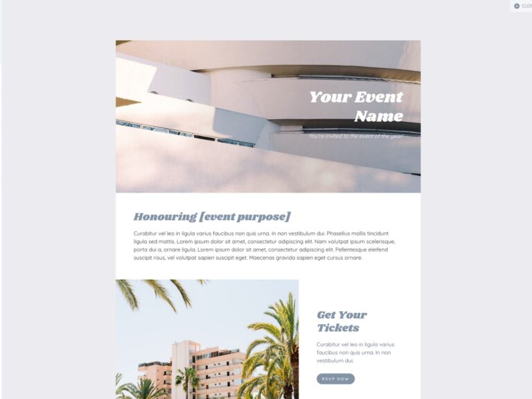 Custom design email campaigns for photographers