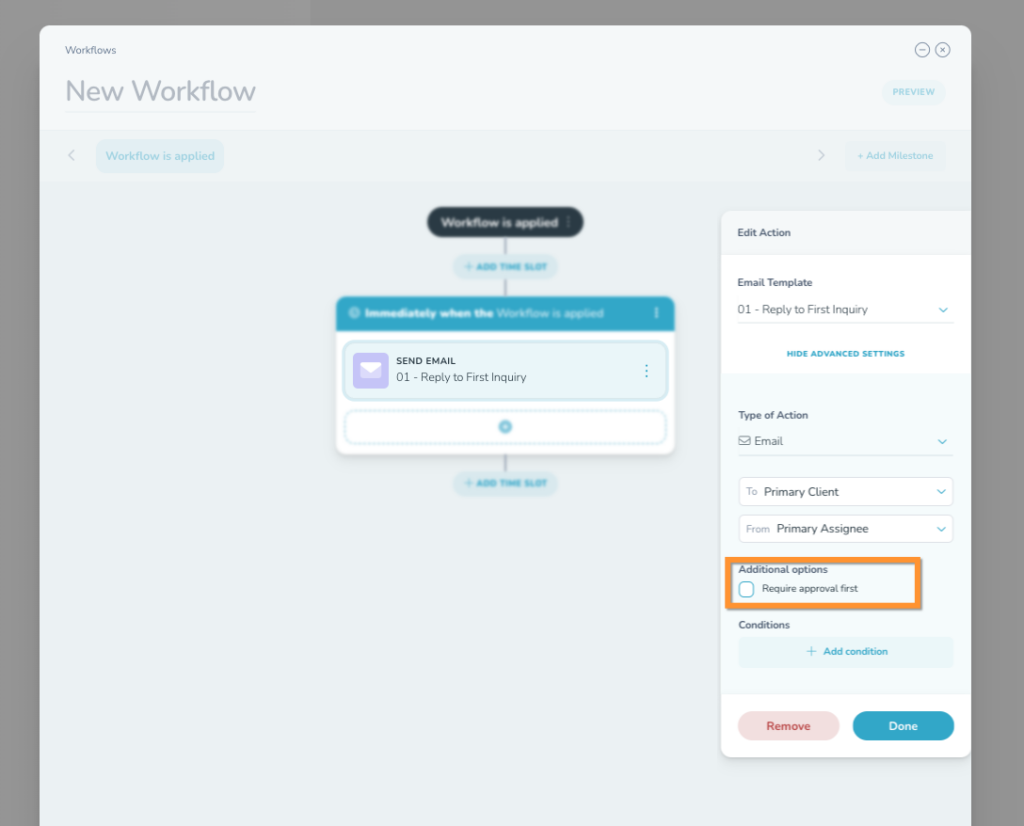 Step 4 - Enable Approval