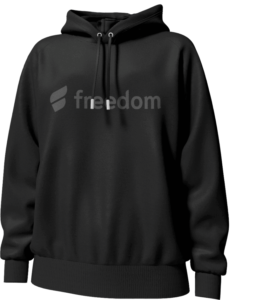 Black Freedom hoodie
